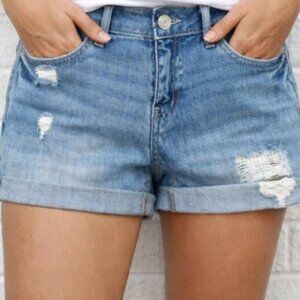 AEROPOSTALE Distressed Jean Shorts 2